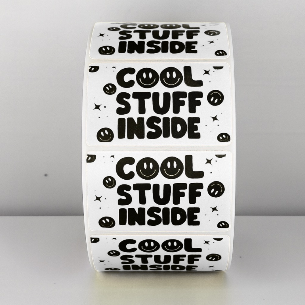 📦 "Cool Stuff Inside" Stickers for Packages | Customer Experience Labels - Picture 8 of 11